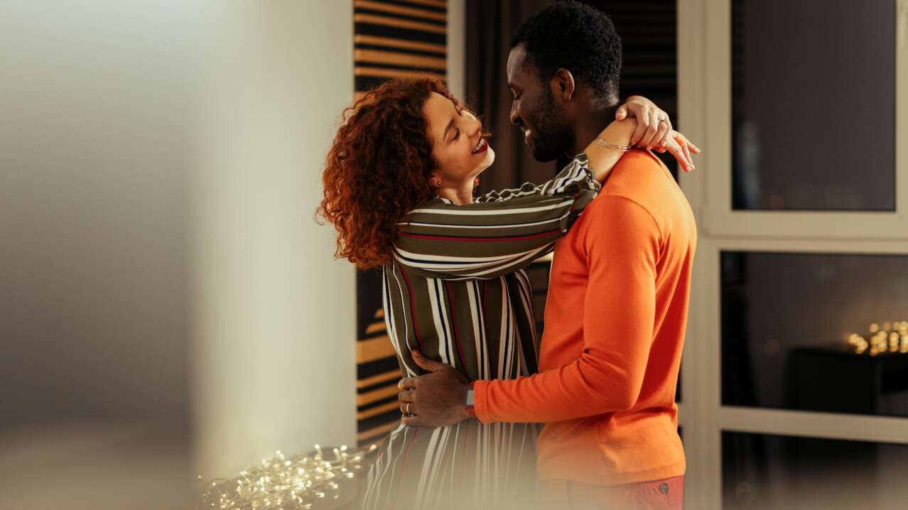 couple in a happy relationship